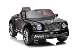 Vienvietis vaikiškas elektromobilis Bentley Mulsanne, juodas kaina ir informacija | Elektromobiliai vaikams | pigu.lt