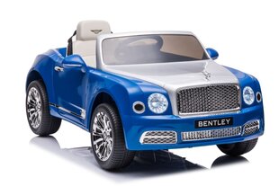 Vienvietis vaikiškas elektromobilis Bentley Mulsanne, mėlynas lakuotas kaina ir informacija | Elektromobiliai vaikams | pigu.lt