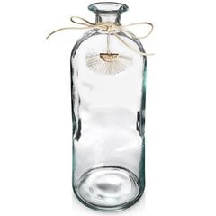 декоративная стеклянная ваза 26 см цена и информация | Вазы | pigu.lt