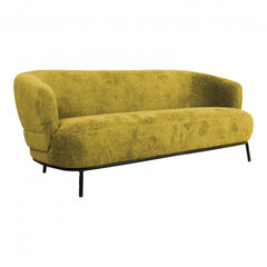 Sofa Home4you Gemala, 200x84x82 cm, geltona kaina ir informacija | Sofos | pigu.lt