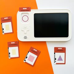 Lietuviškai kalbančios kortelės su piešimo planšetiniu kompiuteriu Yes For Skills kaina ir informacija | Lavinamieji žaislai | pigu.lt