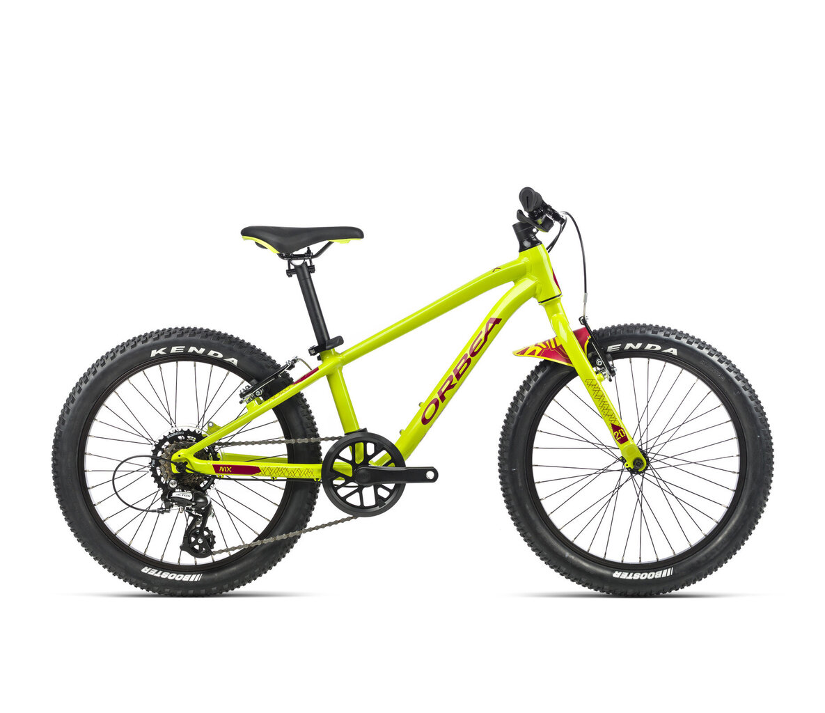 Vaikiškas dviratis Orbea MX Dirt 20", geltonas kaina ir informacija | Dviračiai | pigu.lt