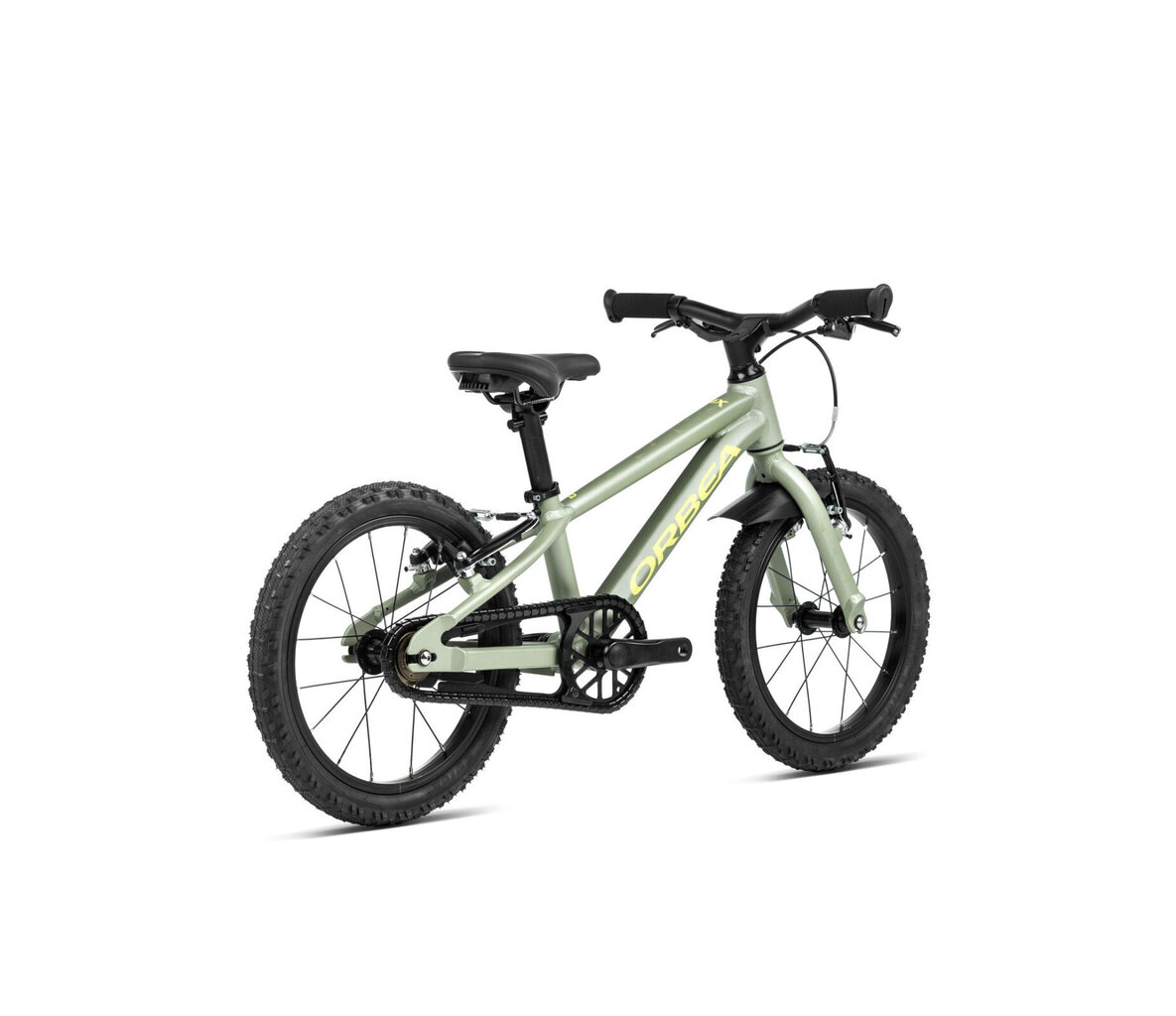 Vaikiškas dviratis Orbea MX 16", žalias kaina ir informacija | Dviračiai | pigu.lt