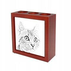 Американская короткошерстная кошка Подставка для ручки цена и информация | Kanceliarinės prekės | pigu.lt