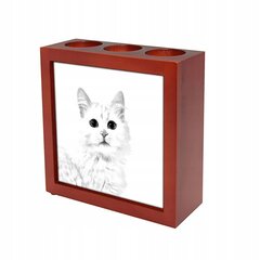 Турецкая кошка Ван Подставка для ручки, подсвечник цена и информация | Kanceliarinės prekės | pigu.lt