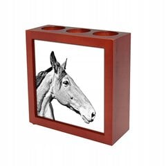Баскская горная лошадь Подставка для ручек, свечи цена и информация | Kanceliarinės prekės | pigu.lt