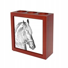Фризская лошадь Подставка для ручек Candle с художественным оформлением цена и информация | Kanceliarinės prekės | pigu.lt