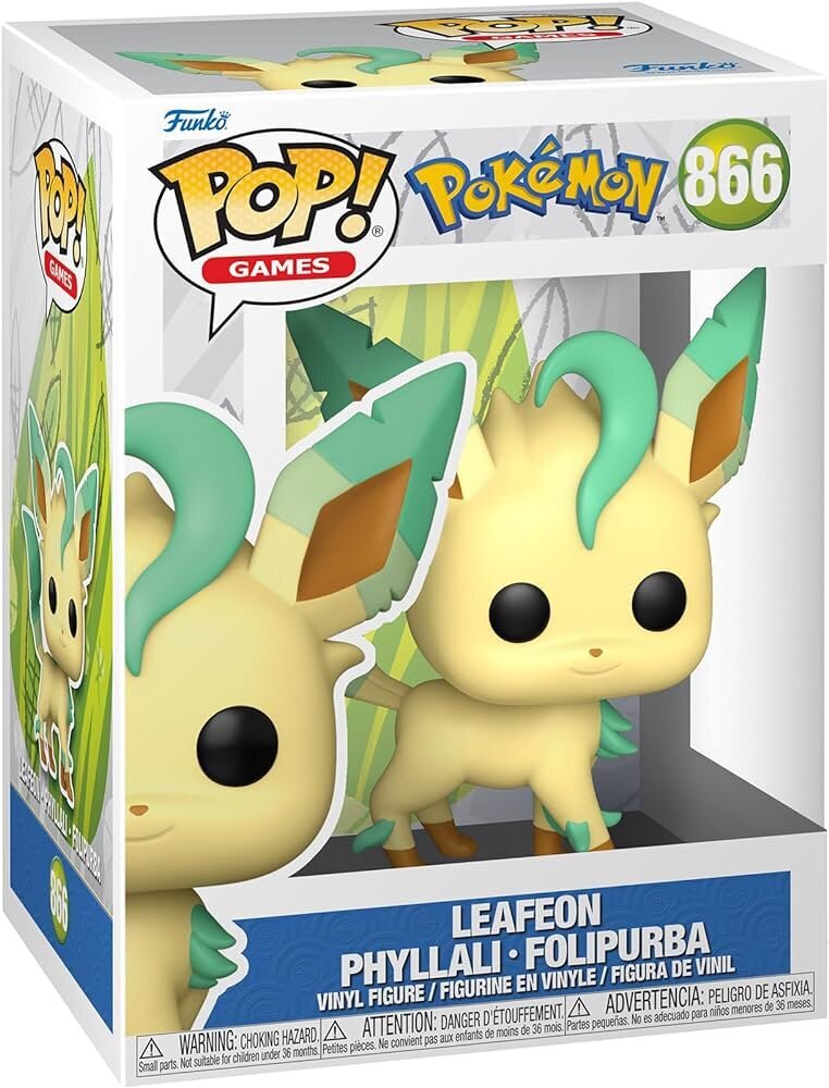 Funko POP! Games: Pokemon Leafeon (866) kaina ir informacija | Žaidėjų atributika | pigu.lt