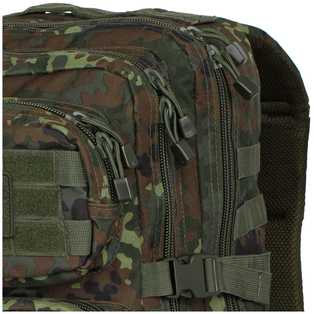 Karinė turistinė kuprinė Mil-Tec Assault Pack LG Bw-Tarn Flecktarn, 36 L kaina ir informacija | Turistinės ir kelioninės kuprinės | pigu.lt