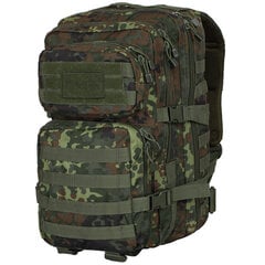 Karinė turistinė kuprinė Mil-Tec Assault Pack LG Bw-Tarn Flecktarn, 36 L цена и информация | Туристические, походные рюкзаки | pigu.lt