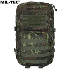 Karinė turistinė kuprinė Mil-Tec Assault Pack LG Bw-Tarn Flecktarn, 36 L цена и информация | Туристические, походные рюкзаки | pigu.lt
