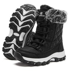 Детские зимние ботинки Hobibear, черные цена и информация | Ботинки детские | pigu.lt