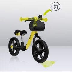 Балансировочный велосипед Lionelo Arie Lemon 12" цена и информация | Балансировочные велосипеды | pigu.lt