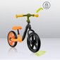 Balansinis dviratukas Lionelo Alex, juodas/oranžinis цена и информация | Balansiniai dviratukai | pigu.lt