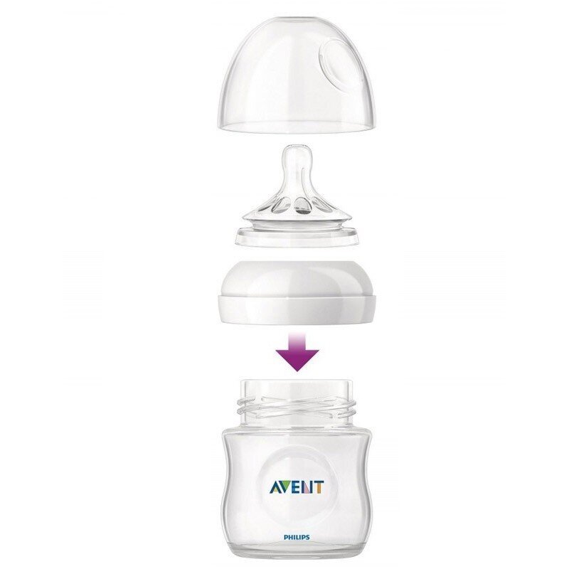 Maitinimo buteliukų rinkinys Philips Avent, 125 ml, 0m+, 3 vnt. kaina ir informacija | Buteliukai kūdikiams ir jų priedai | pigu.lt