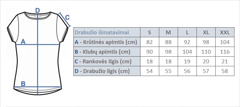 Marškinėliai moterims Introstyle, juodi kaina ir informacija | Marškinėliai moterims | pigu.lt