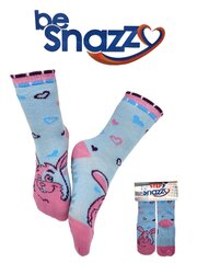 Носки для девочек be Snazzy, синие. цена и информация | Носки, колготки для девочек | pigu.lt