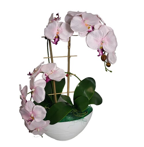 Dirbtinė gėlė Orchidėja kaina ir informacija | Dirbtinės gėlės | pigu.lt