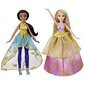 Lėlės Jasmine ir Rapunzel su drabužių ir aksesuarų spinta Disney Princess Ultimate Fashions Wardrobe kaina ir informacija | Žaislai mergaitėms | pigu.lt