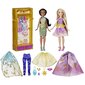 Lėlės Jasmine ir Rapunzel su drabužių ir aksesuarų spinta Disney Princess Ultimate Fashions Wardrobe kaina ir informacija | Žaislai mergaitėms | pigu.lt