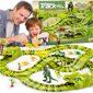 Lenktynių trasa dinozaurų parkas, 270 d. kaina ir informacija | Žaislai berniukams | pigu.lt