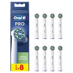 Oral-B EB50-8 Cross Action Pro цена и информация | Насадки для электрических зубных щеток | pigu.lt