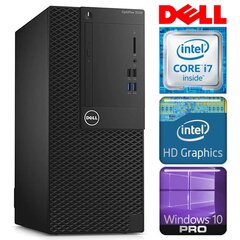 DELL 3050 Tower i7-7700 8GB 128SSD M.2 NVME WIN10Pro цена и информация | Стационарные компьютеры | pigu.lt