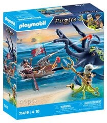 71419 PLAYMOBIL® Pirates Борьба с гигантским осьминогом цена и информация | Конструкторы и кубики | pigu.lt