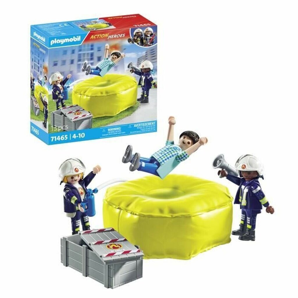 71465 Playmobil Action Heroes Ugniagesiai su oro pagalvėmis, 13 d. kaina ir informacija | Konstruktoriai ir kaladėlės | pigu.lt