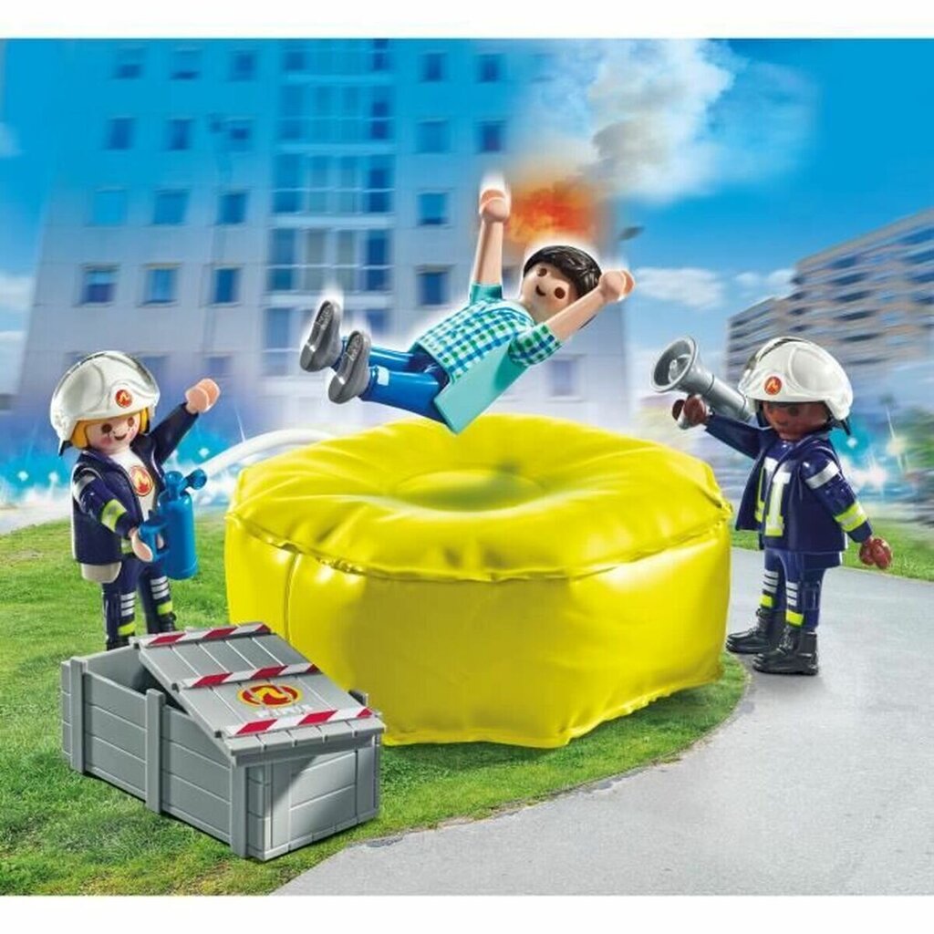 71465 Playmobil Action Heroes Ugniagesiai su oro pagalvėmis, 13 d. kaina ir informacija | Konstruktoriai ir kaladėlės | pigu.lt