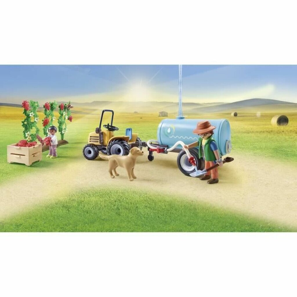 71442 Playmobil Country Traktorius su priekaba ir vandens baku, 117 d. kaina ir informacija | Konstruktoriai ir kaladėlės | pigu.lt