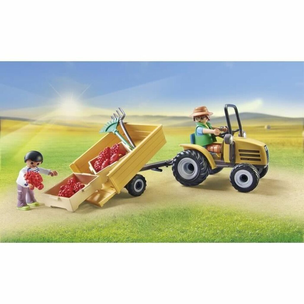 71442 Playmobil Country Traktorius su priekaba ir vandens baku, 117 d. kaina ir informacija | Konstruktoriai ir kaladėlės | pigu.lt