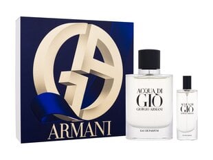 Набор Giorgio Armani для мужчин: туалетная вода 125 мл + парфюмированная вода EDP 15 мл цена и информация | Мужские духи | pigu.lt