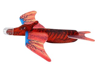 Putplasčio lėktuvas Dinozauras Lean Toys, raudonas kaina ir informacija | Žaislai berniukams | pigu.lt