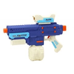 Įkraunamas vandens šautuvas Lean Toys, M416, mėlynas, 650ml kaina ir informacija | Vandens, smėlio ir paplūdimio žaislai | pigu.lt