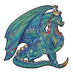 Medinė dėlionė Fantasy Puzzles Dragon, 150 d. цена и информация | Пазлы | pigu.lt