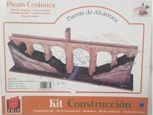 Surenkamas keraminio pastato modelis Cuit Alcantara tiltas, (Cáceres, Spain) 1/300, 3.661 kaina ir informacija | Konstruktoriai ir kaladėlės | pigu.lt