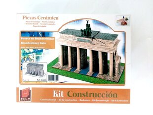 Surenkamas keraminio pastato modelis Cuit Berlyno Brandenburgo vartai, (Berlín, Germany) 1/125, 3.652 kaina ir informacija | Konstruktoriai ir kaladėlės | pigu.lt