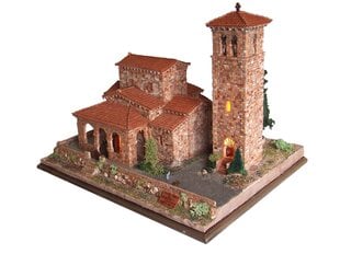 Surenkamas keraminio pastato modelis Cuit Santa Maria de Lebeńa bažnyčia (Navarra, Spain), 1/87, 3.626 kaina ir informacija | Konstruktoriai ir kaladėlės | pigu.lt