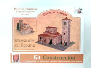 Surenkamas keraminio pastato modelis Cuit Santa Maria de Lebeńa bažnyčia (Navarra, Spain), 1/87, 3.626 kaina ir informacija | Konstruktoriai ir kaladėlės | pigu.lt