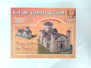 Surenkamas keraminio pastato modelis Cuit San Martin de Frómista bažnyčia (Palencia Spain), 1/80, 3.621 kaina ir informacija | Konstruktoriai ir kaladėlės | pigu.lt