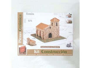 Surenkamas keraminio pastato modelis Cuit Montortalio bažnyčia, 1/60, 3.613 kaina ir informacija | Konstruktoriai ir kaladėlės | pigu.lt