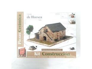 CUIT - Комплект cборная керамическая модель здания - Сельский дом Уэски, 1/60, 3.605 цена и информация | Конструкторы и кубики | pigu.lt
