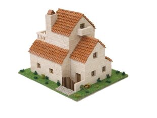CUIT - Комплект cборная керамическая модель здания - Сельский дом 3, 1/87, 3.513 цена и информация | Конструкторы и кубики | pigu.lt