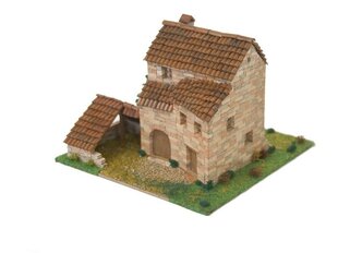 CUIT - Комплект cборная керамическая модель здания - Сельский дом 1, 1/87, 3.511 цена и информация | Конструкторы и кубики | pigu.lt
