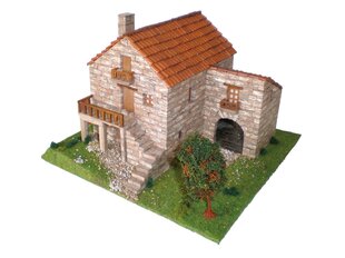 CUIT - Комплект cборная керамическая модель здания - Сельский дом, 1/87, 3.510 цена и информация | Конструкторы и кубики | pigu.lt