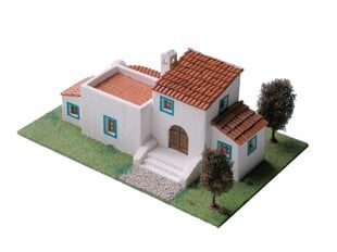 Surenkamas keraminio pastato modelis Cuit Tipiškas Ibizos namas, 1/87, 3.509 kaina ir informacija | Konstruktoriai ir kaladėlės | pigu.lt