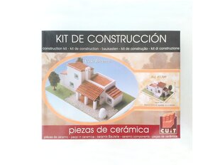 CUIT - Комплект cборная керамическая модель здания - Типичный дом Ибицы, 1/87, 3.509 цена и информация | Конструкторы и кубики | pigu.lt