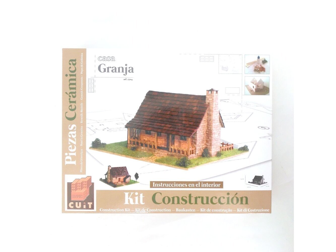 Surenkamas keraminio pastato modelis Cuit Ūkis Mini, 1/50, 3.504 цена и информация | Konstruktoriai ir kaladėlės | pigu.lt