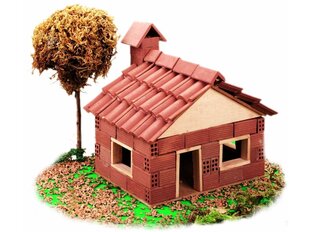 CUIT - Комплект cборная керамическая модель здания - Базовый дом, 1/60, 3.403 цена и информация | Конструкторы и кубики | pigu.lt